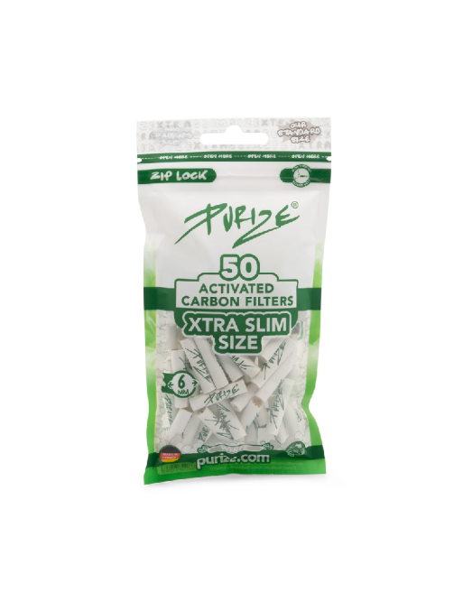 Filtros Purize Carbón Activado Xtra Slim White 50