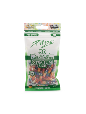 Filtros Purize Carbón Activado Xtra Slim Rainbow 50