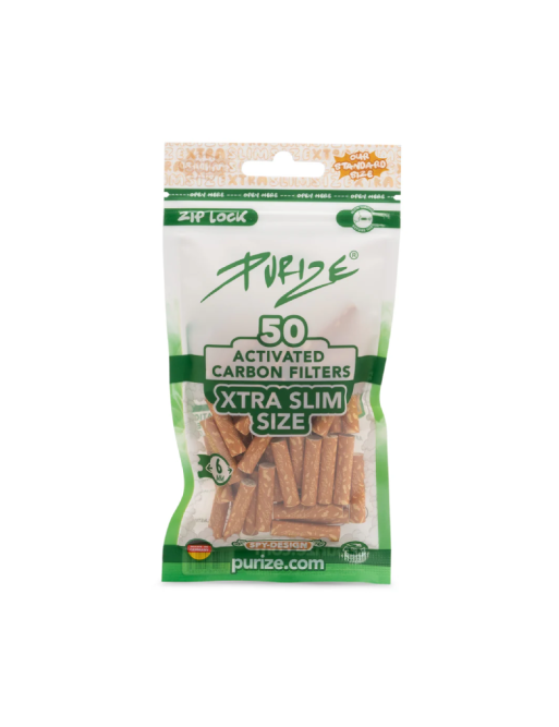 Filtros Purize Carbón Activado Xtra Slim Orange 50