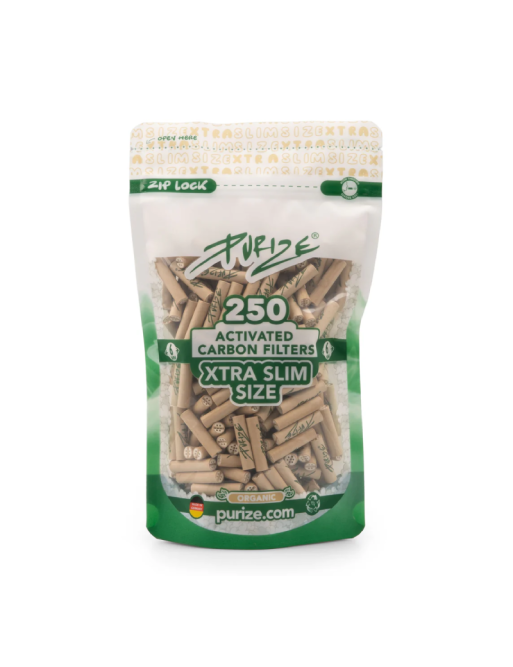 Filtros Purize Carbón Activado Xtra Slim Organic 250