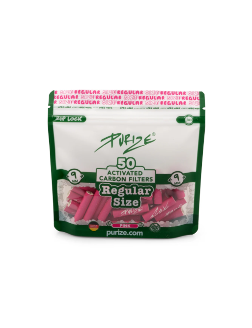 Filtros Purize Carbón Activado Regular Pink 50