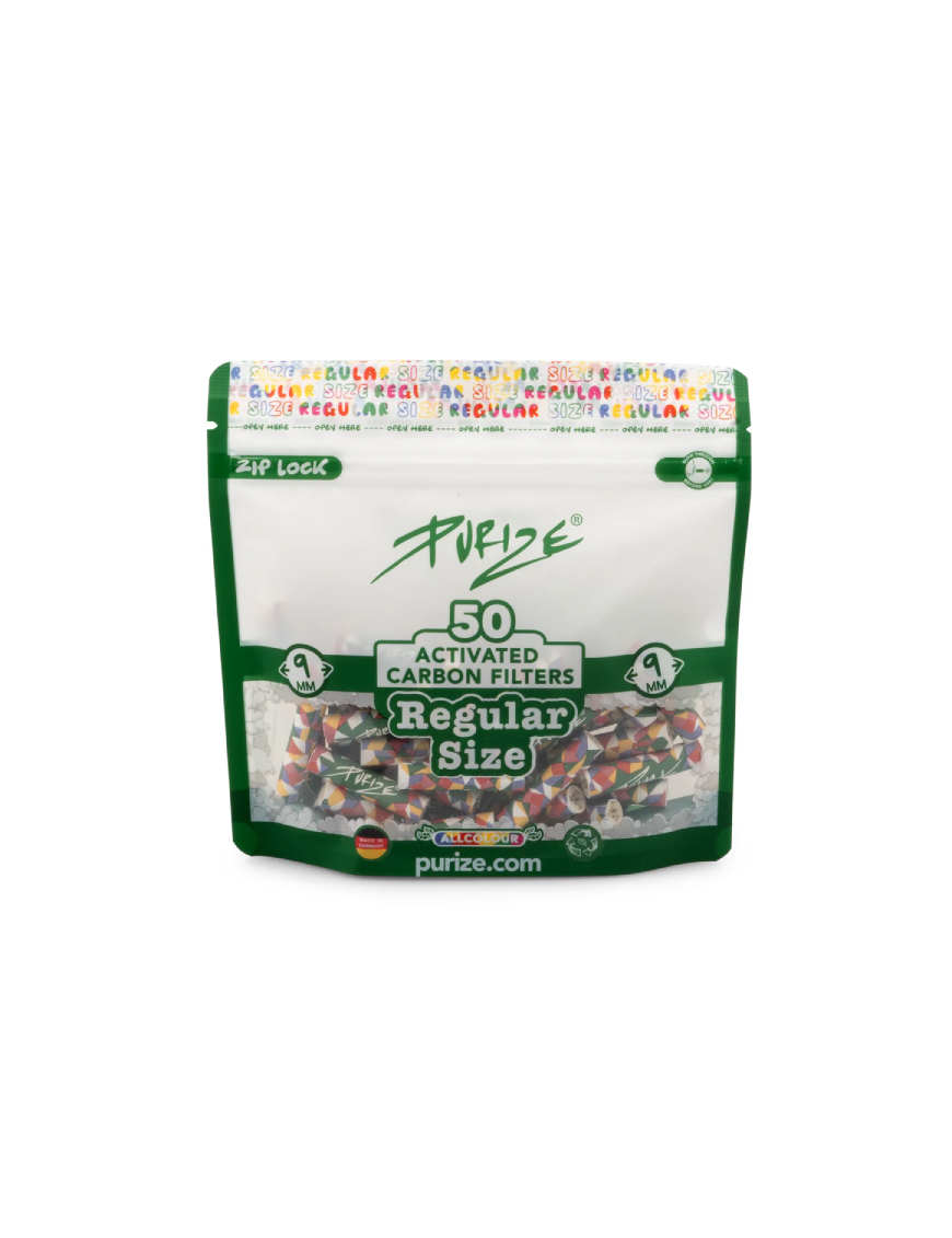 Filtros Purize Carbón Activado Regular Rainbow 50