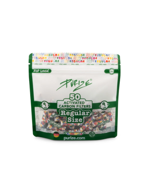 Filtros Purize Carbón Activado Regular Rainbow 50