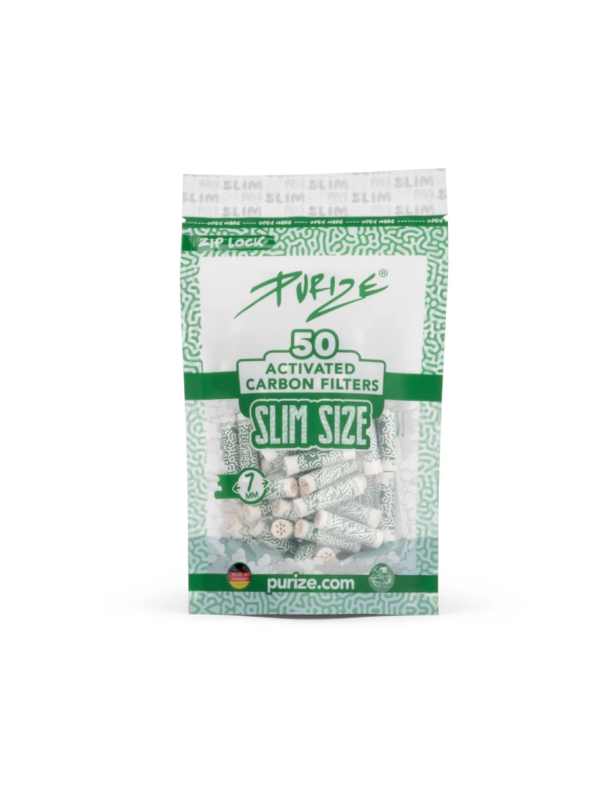 Filtros Purize Carbón Activado Slim White 50