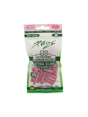 Filtros Purize Carbón Activado Xtra Slim Pink 50