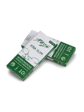 Filtros Purize Carbón Activado Xtra Slim White Estuche