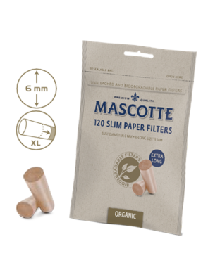 Mascotte Slim Filters Organic X-long 6 mm